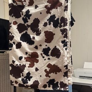 Chic Cow Print baby car seat canopy